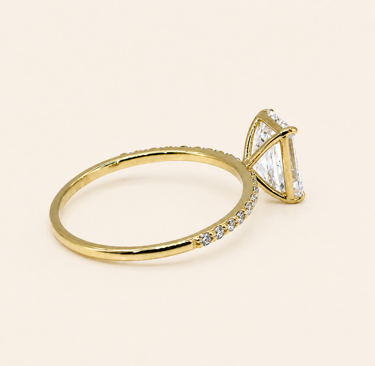 2,14 karat diamant ring