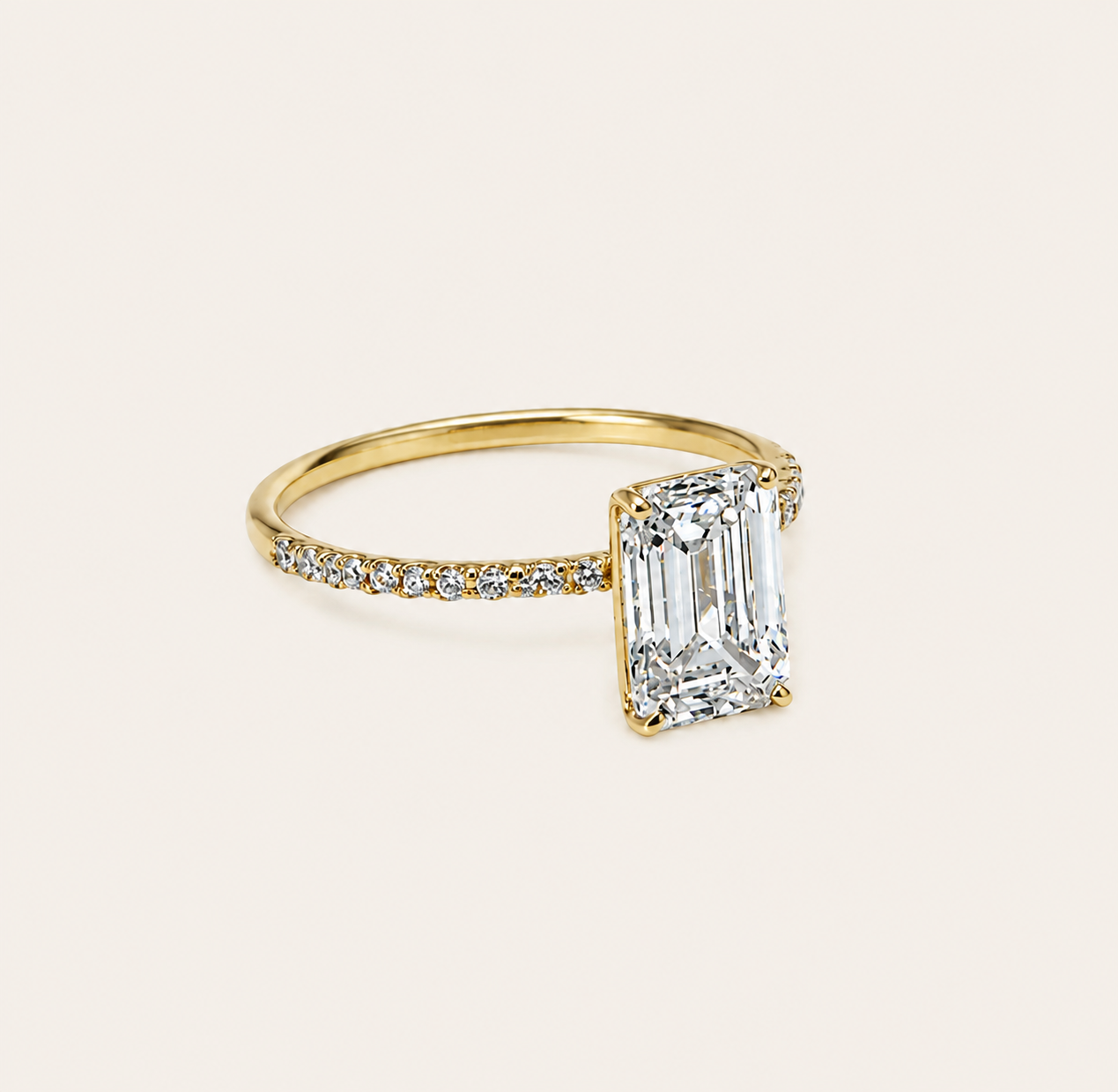 2,14 karat diamant ring